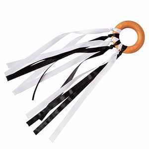 Black and White Sensory Ribbons for Newborns